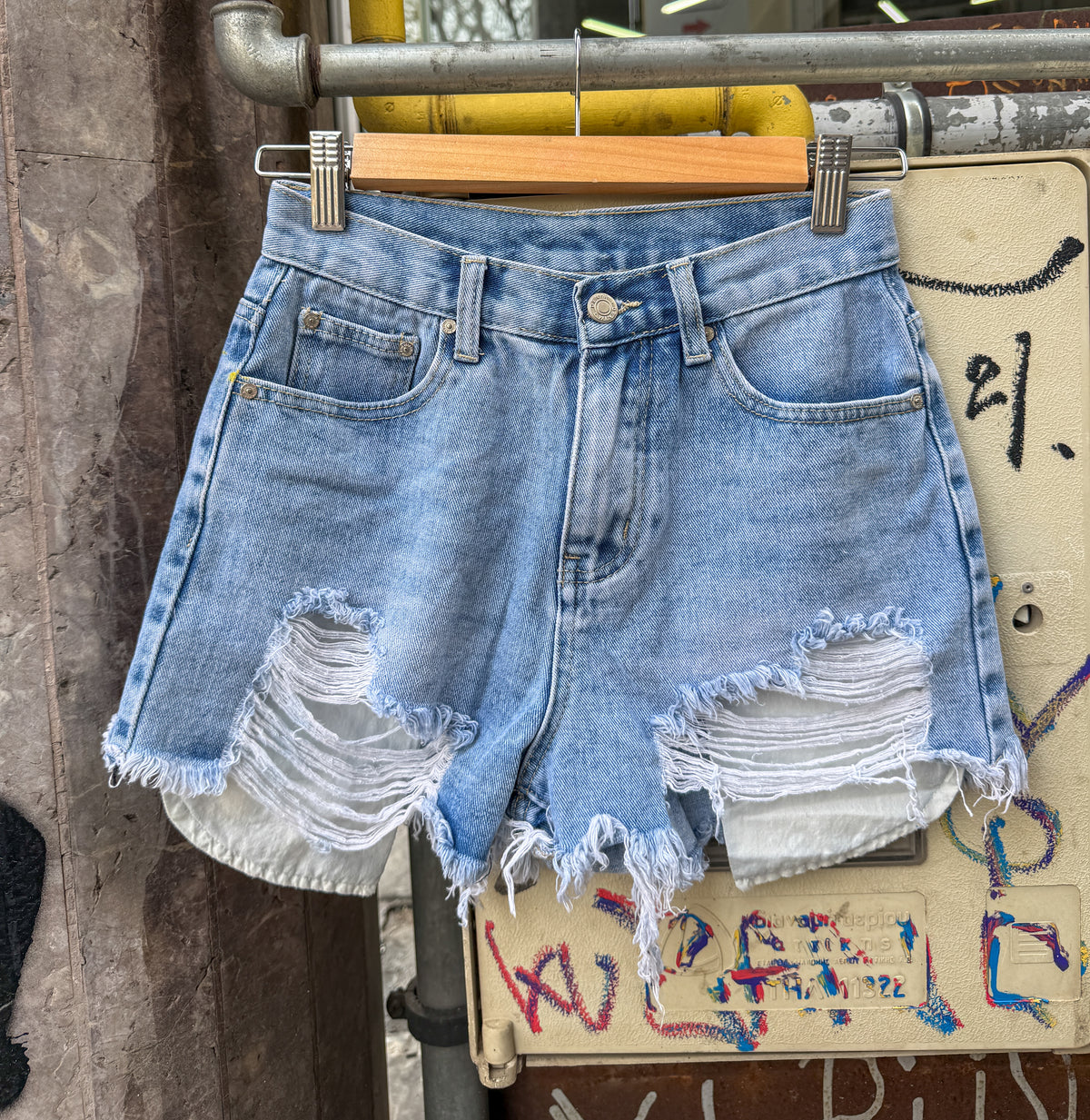 Paranoia Denim Shorts