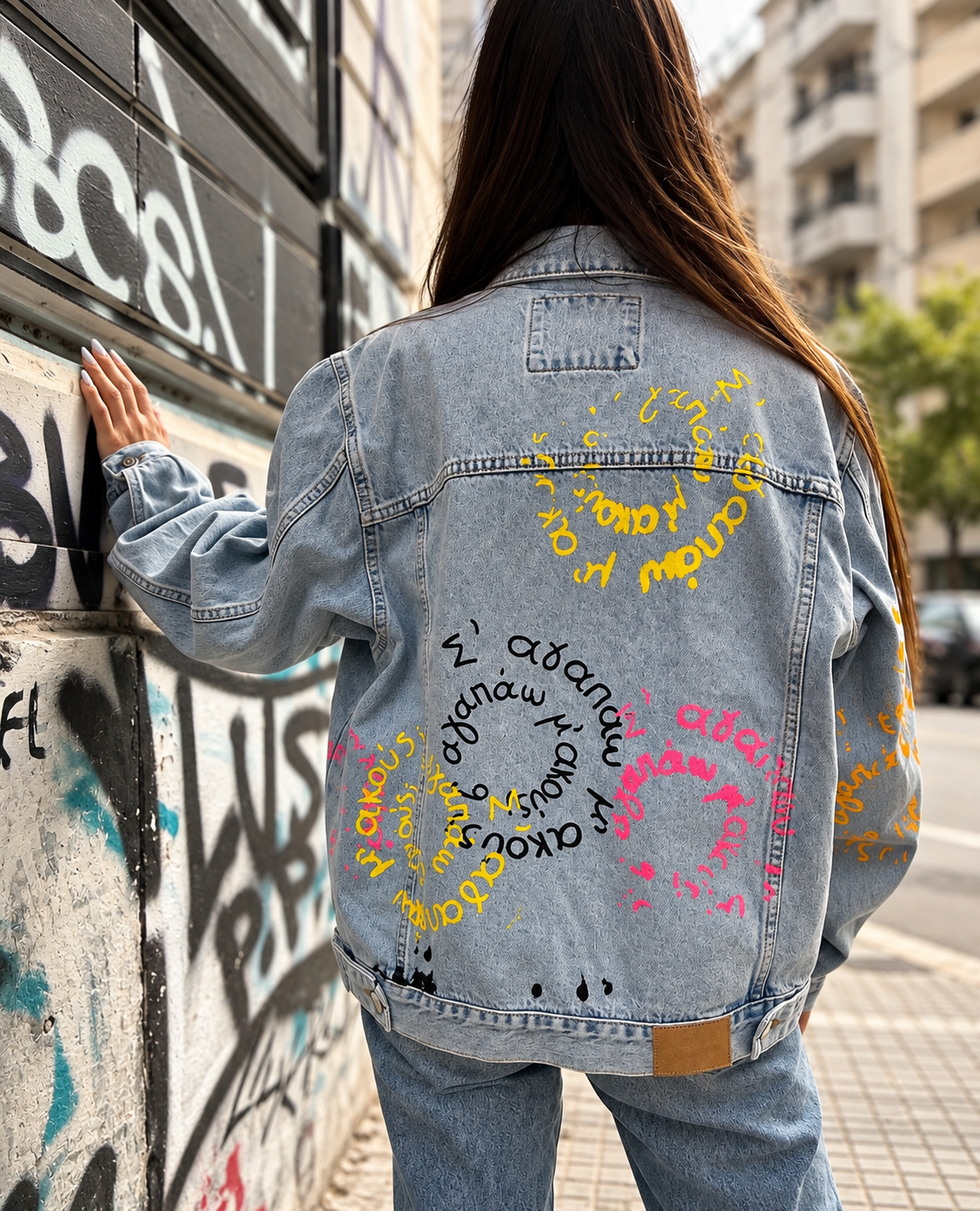 Jean Jacket - Love x1